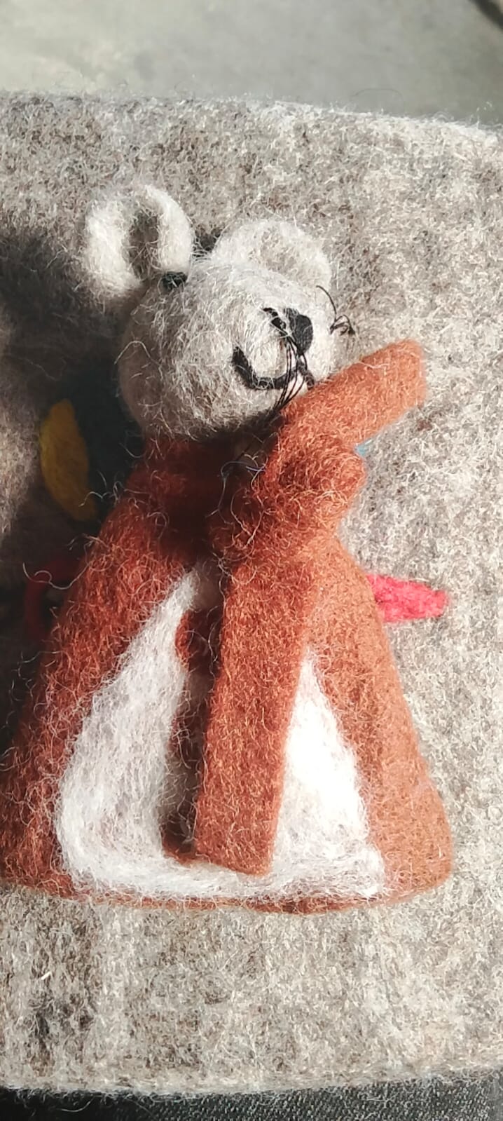 🐭🎩 Woolen Gentleman Mouse (JF-26)